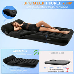 AGEMANY SUV air mattress inflates quickly with included pump