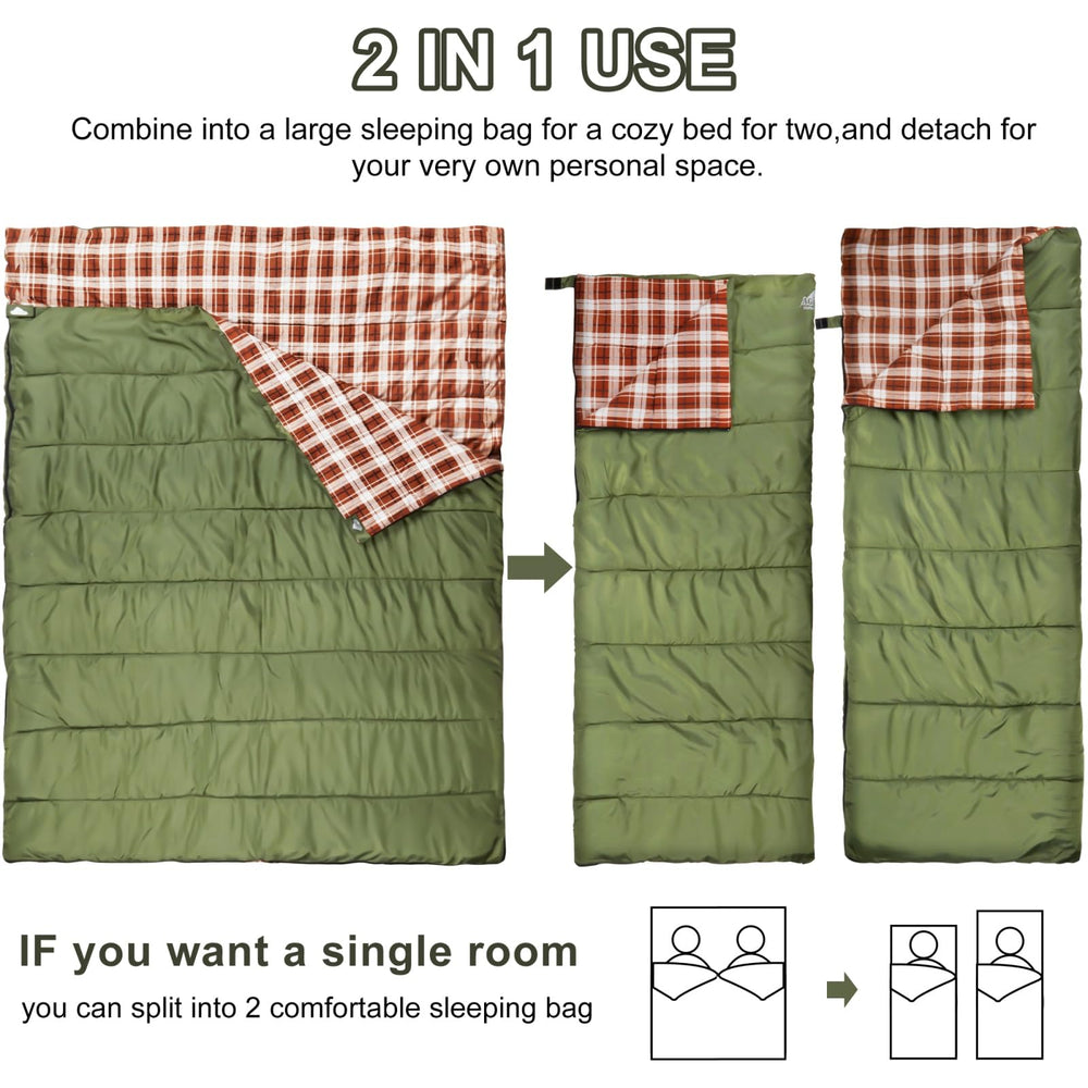 AGEMORE brushed flannel interior offers soft, cozy warmth for better sleep.
