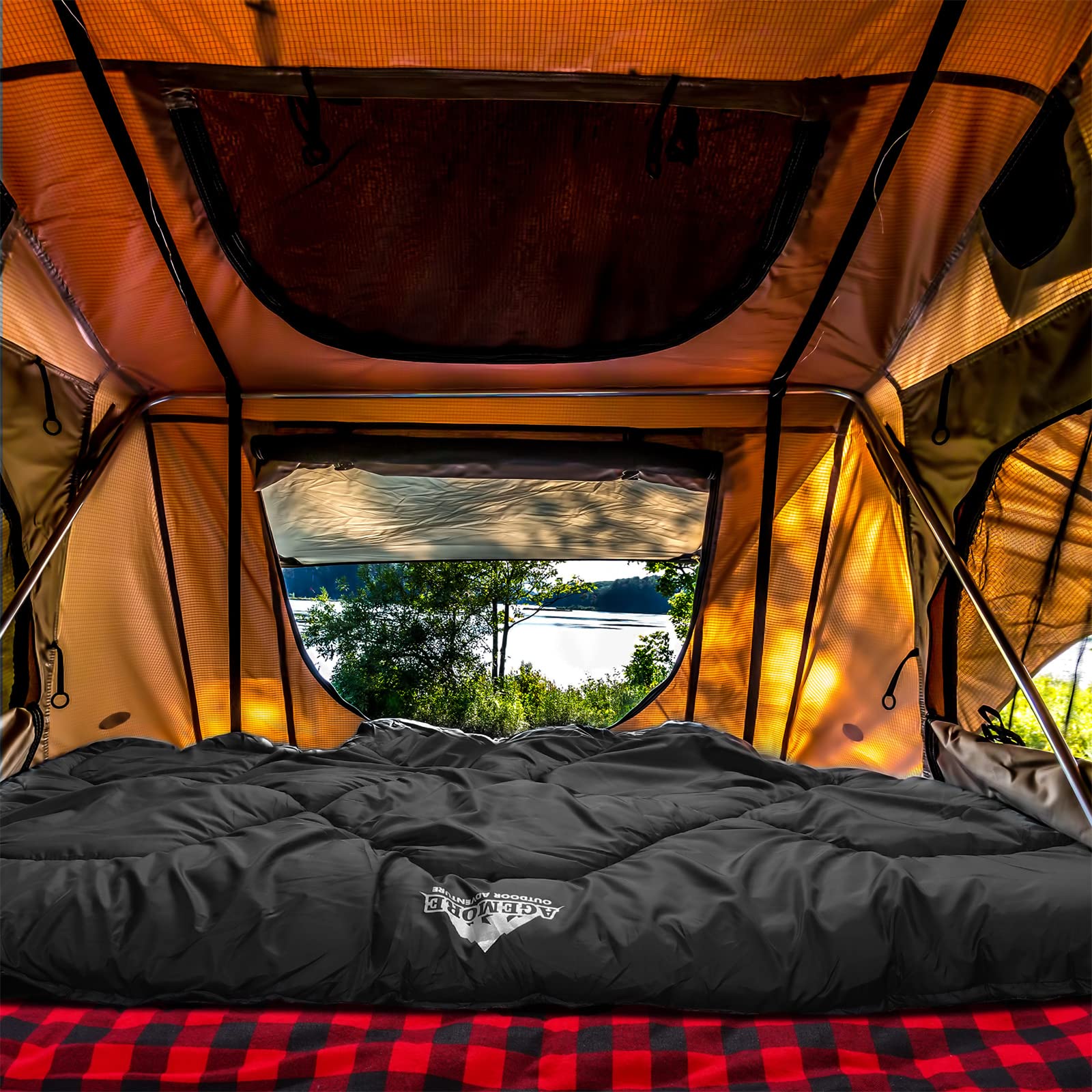 AGEMORE cotton-flannel interior for soft comfort during cold nights