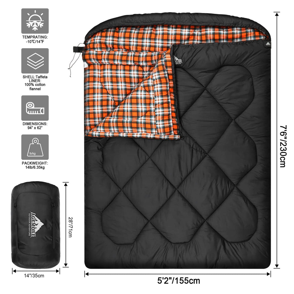 AGEMORE left-right zipper design enables easy access and versatile configurations.