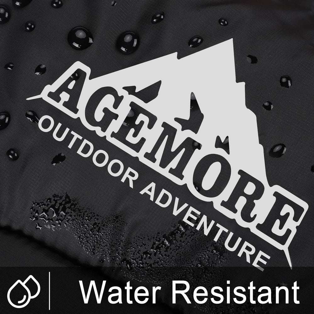 AGEMORE warm mummy hood with drawstring protects head from cold drafts