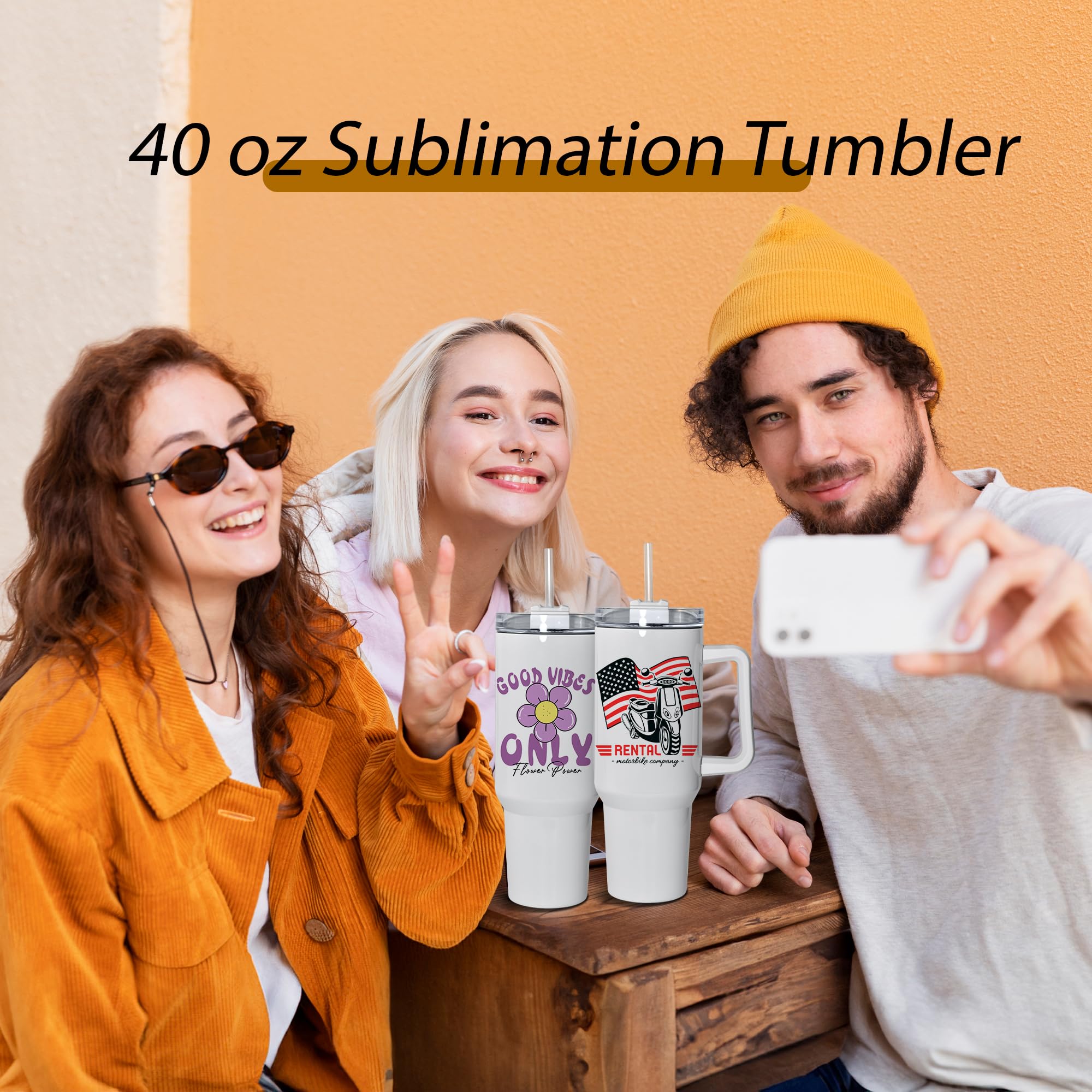 AGH 40oz sublimation tumbler designed for outdoor activities with durable stainless steel