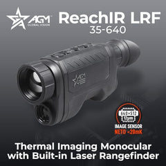 AGM Global Vision ReachIR LRF 35-640 laser rangefinder in action for precise targeting