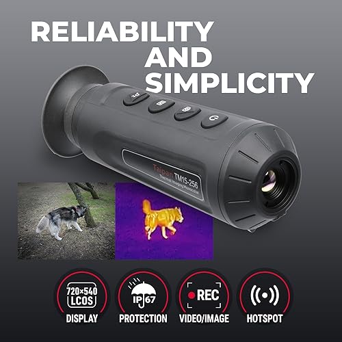 AGM Taipan TM15-256 LCOS display view for clear field reading