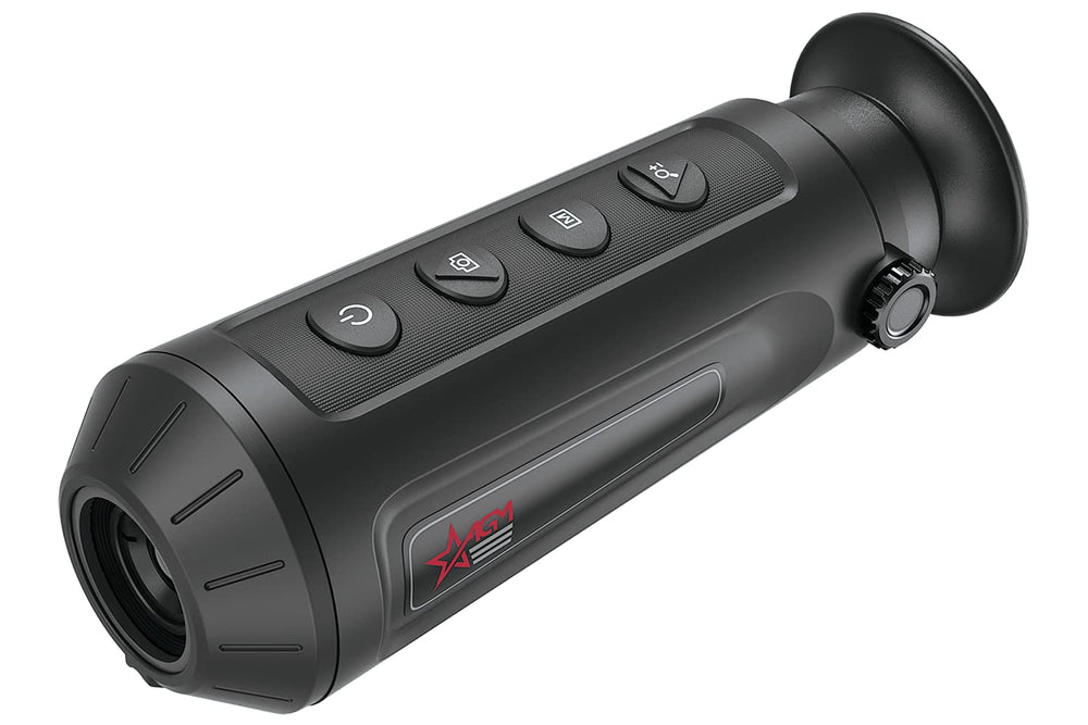AGM Taipan TM15-256 front view shows compact rugged night hunting monocular