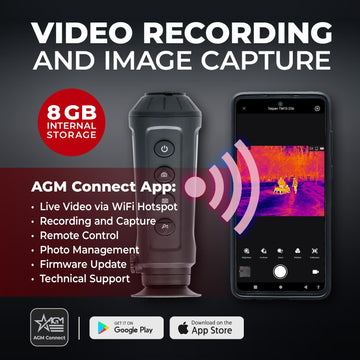 AGM Taipan TM15-256 IP67 protection withstands rain and dust on rugged outings