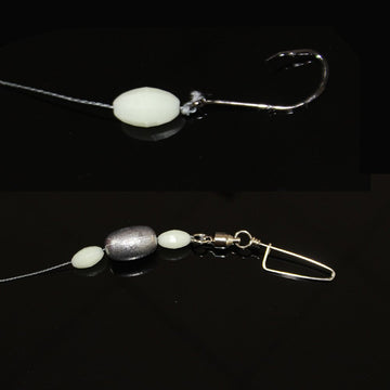 100pcs/200pcs glow fishing beads label