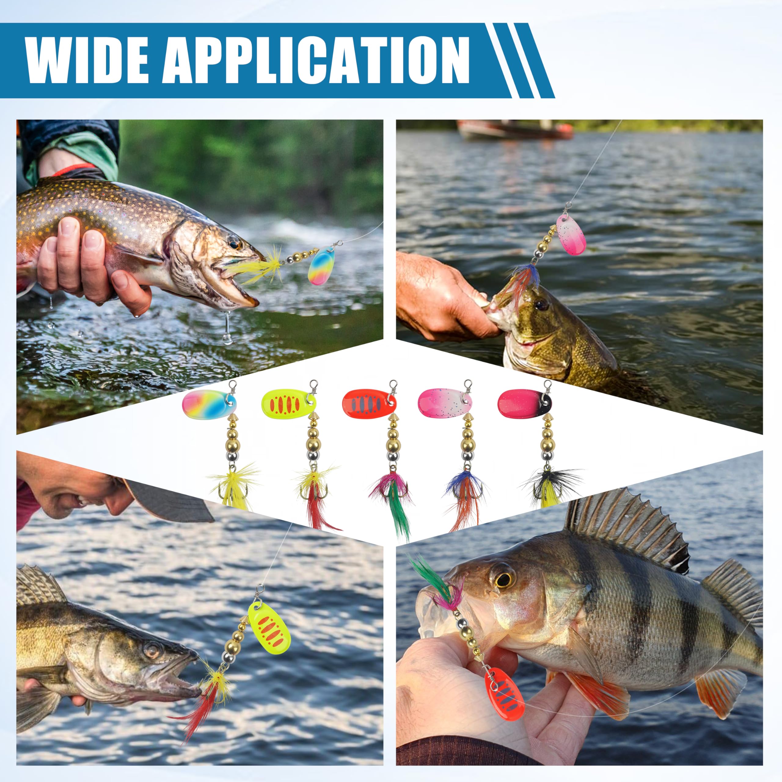 Portable tackle box included for storage