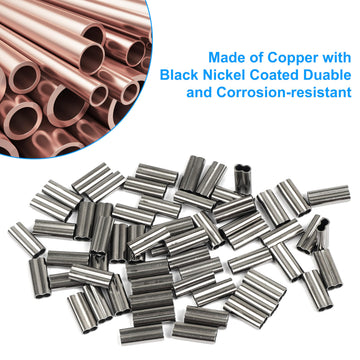 Crimp sleeve size 0.8mm for fishing line connection