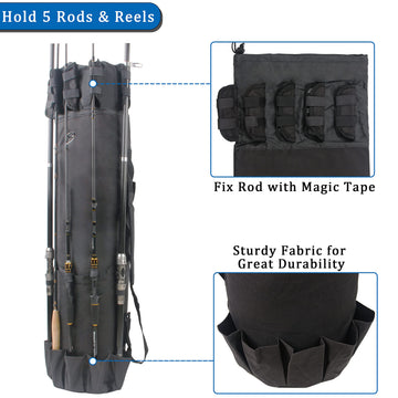 Side pocket inside for tackle and gear storage