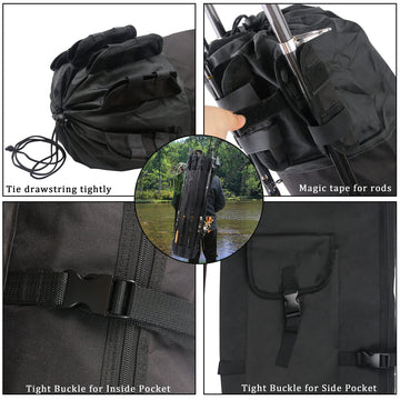 Waterproof exterior protects gear during travel