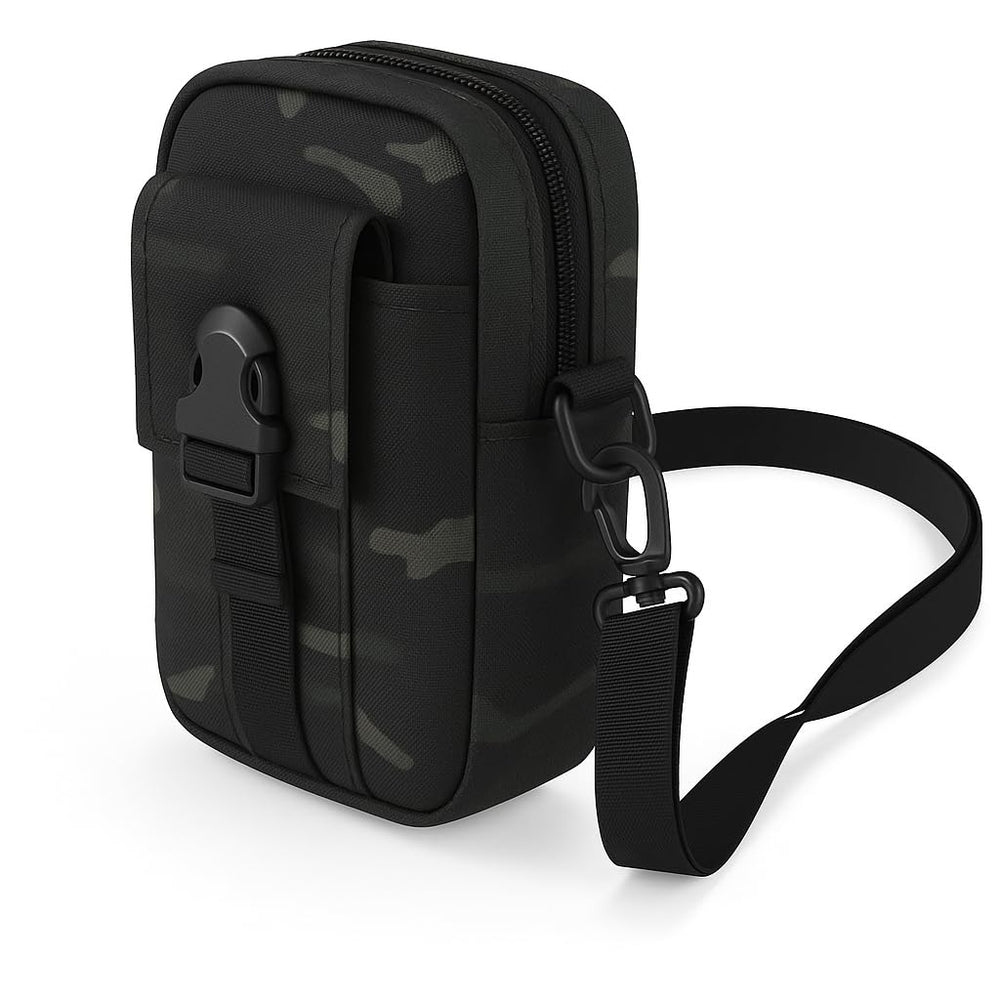 AGOZ Hiking Utility Bag Case can be worn on belt or mounted to MOLLE-compatible setups
