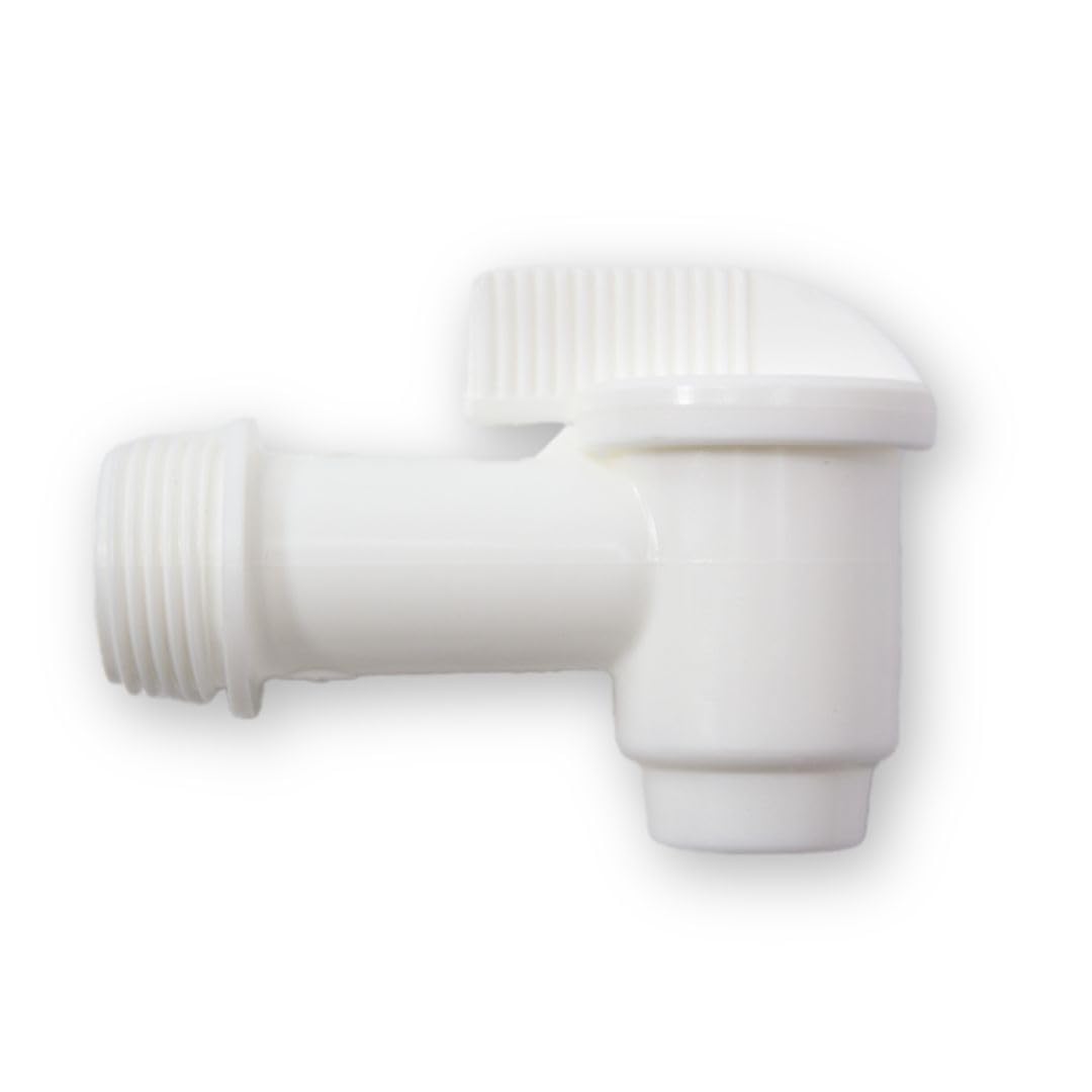 Aguaprep accessory kit for 5-6 gallon tanks with two caps and a spigot.