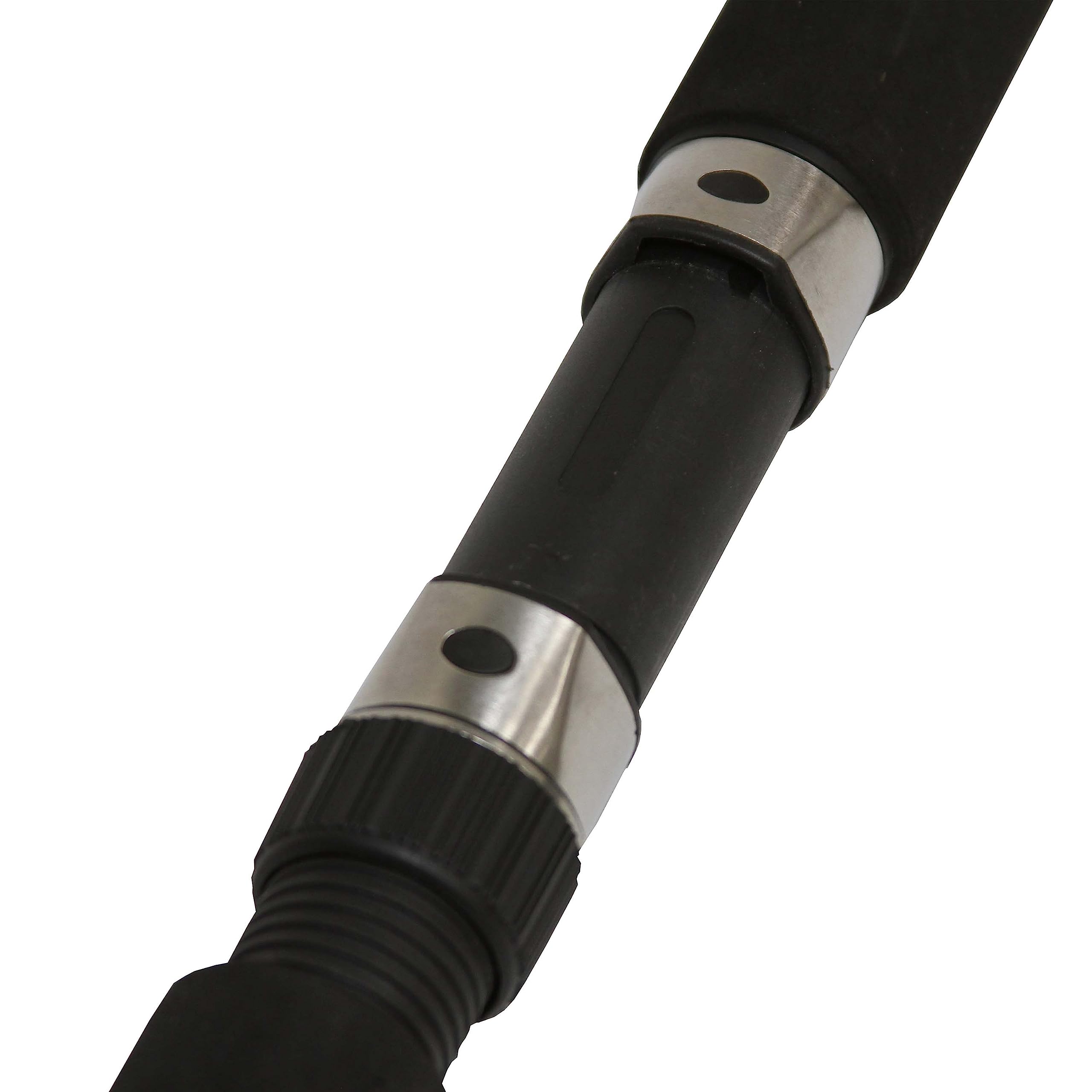 Rod separated into three sections for easy breakdown