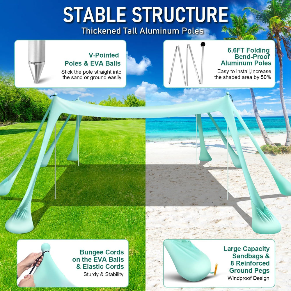 Ahititi pop up canopy 10x10 provides spacious shade for groups