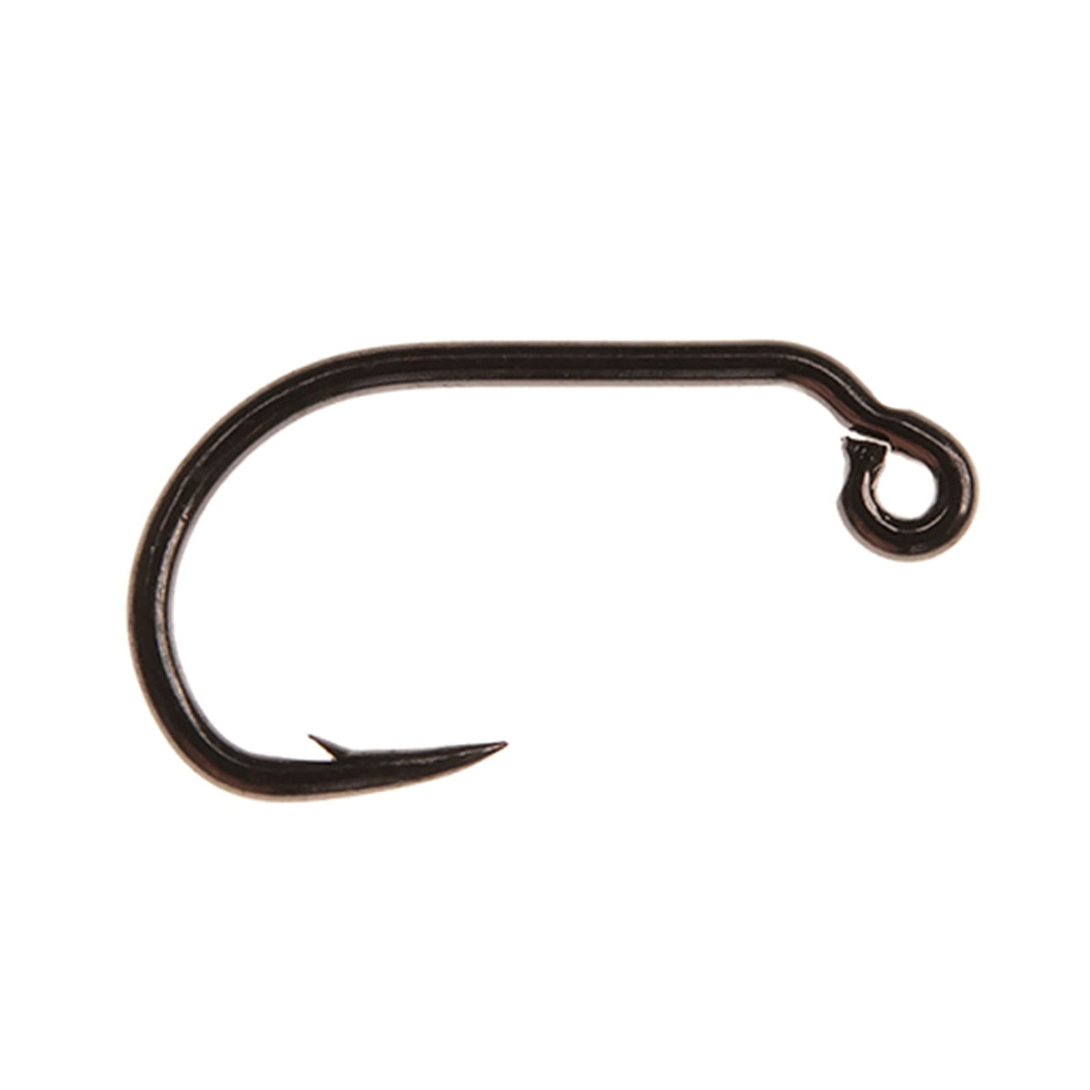 Ahrex CZ Mini Jig Hooks with extended shank for Czech nymphing, enabling longer bodies and easier barbless release.