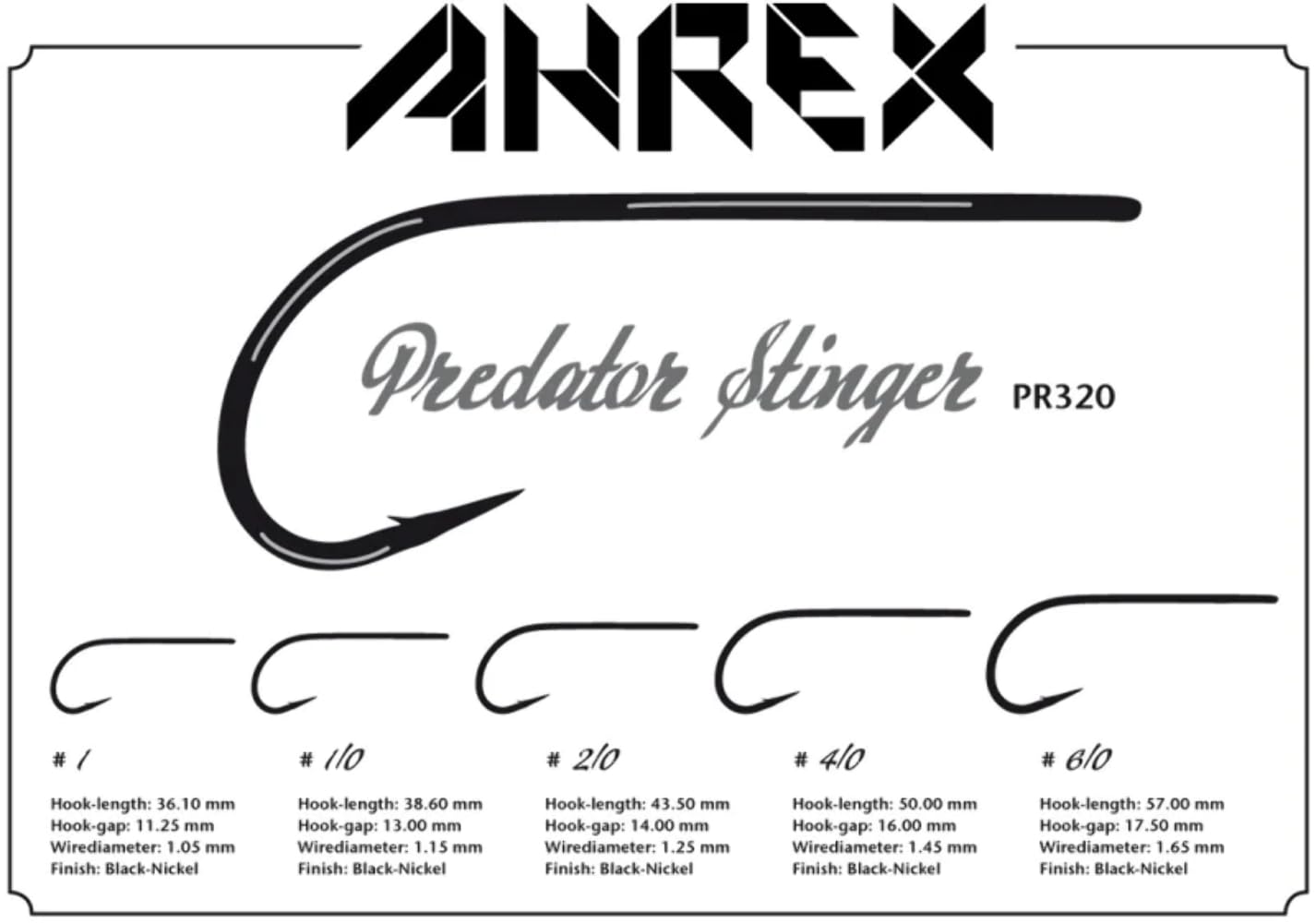 Ahrex PR320 Predator Stinger Hook 6/0 in use demonstrates sturdy wire and reliable hookup in action