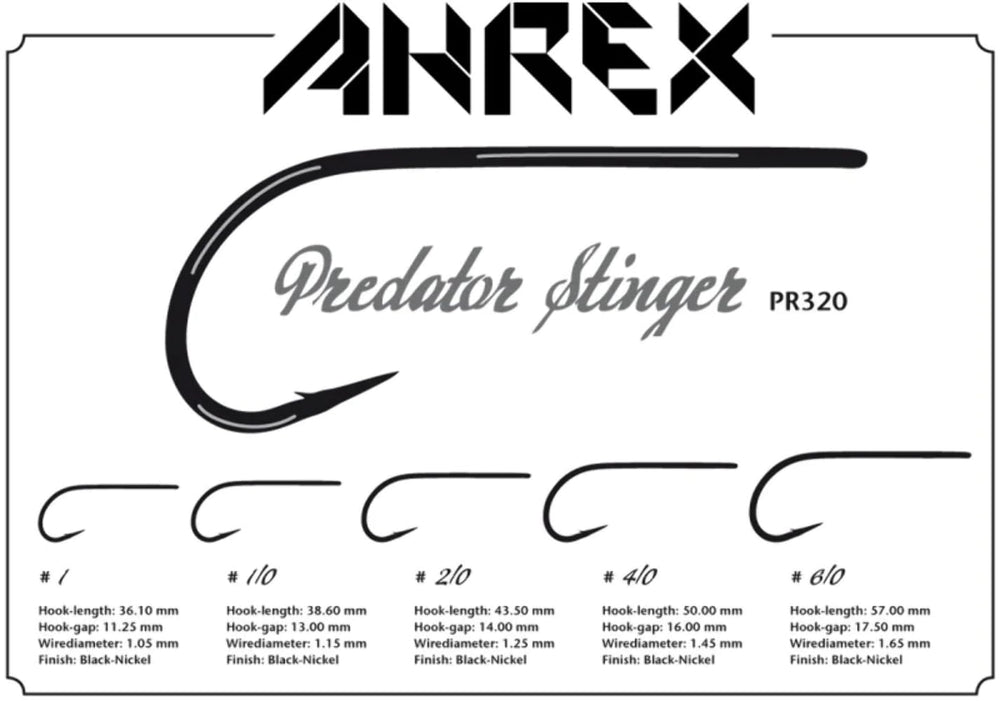Ahrex PR320 Predator Stinger Hook 6/0 in use demonstrates sturdy wire and reliable hookup in action