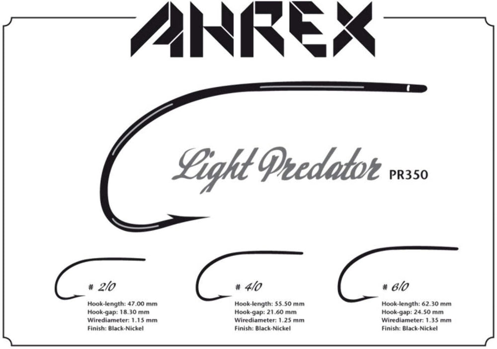 Ahrex PR35040 packaging highlights size 4/0 for quick selection and ordering.
