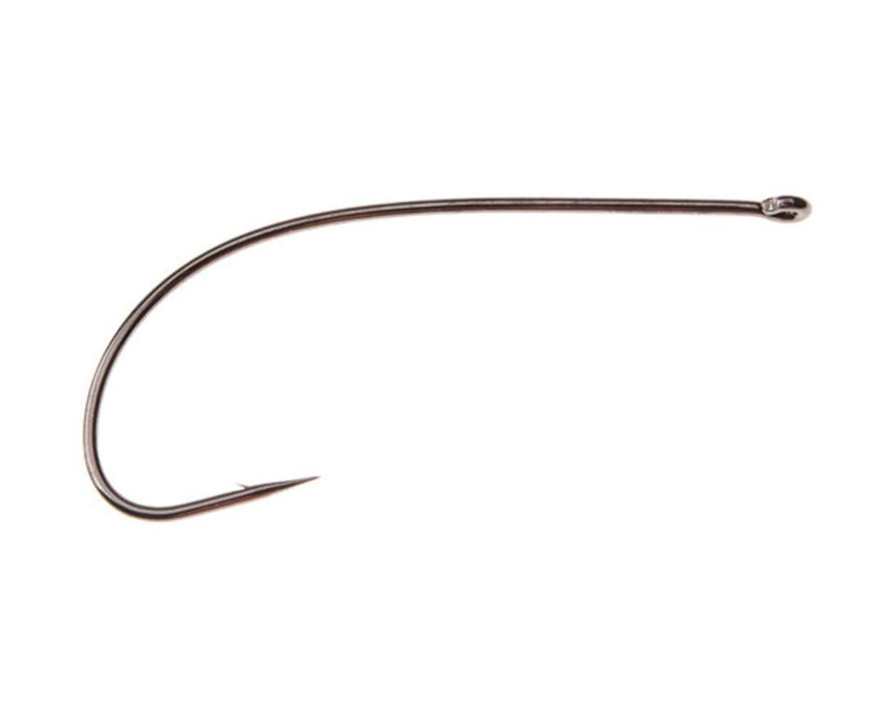 Ahrex PR35040 straight-eye hook close-up showing precise sharpness for light flies.