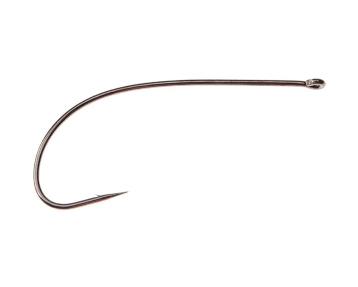 Ahrex PR35060 predator hook front view showing light wire and large gape