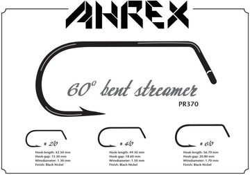 Ahrex PR370 black nickel finish hook enhances durability and stealth.