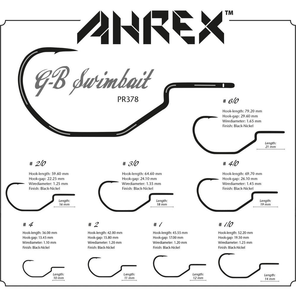 Ahrex PR378 GB Predator Swim Bait Hook 4 in use, rattlers and weights on a weedless rig
