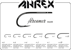 Ahrex SA220 side-detail highlights compact length and straight eye for versatile tying.