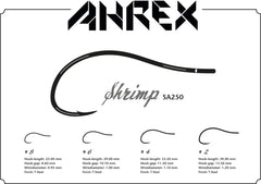 Ahrex SA250 micro-barbed detail highlights reliable hook sharpness for better bite cues.