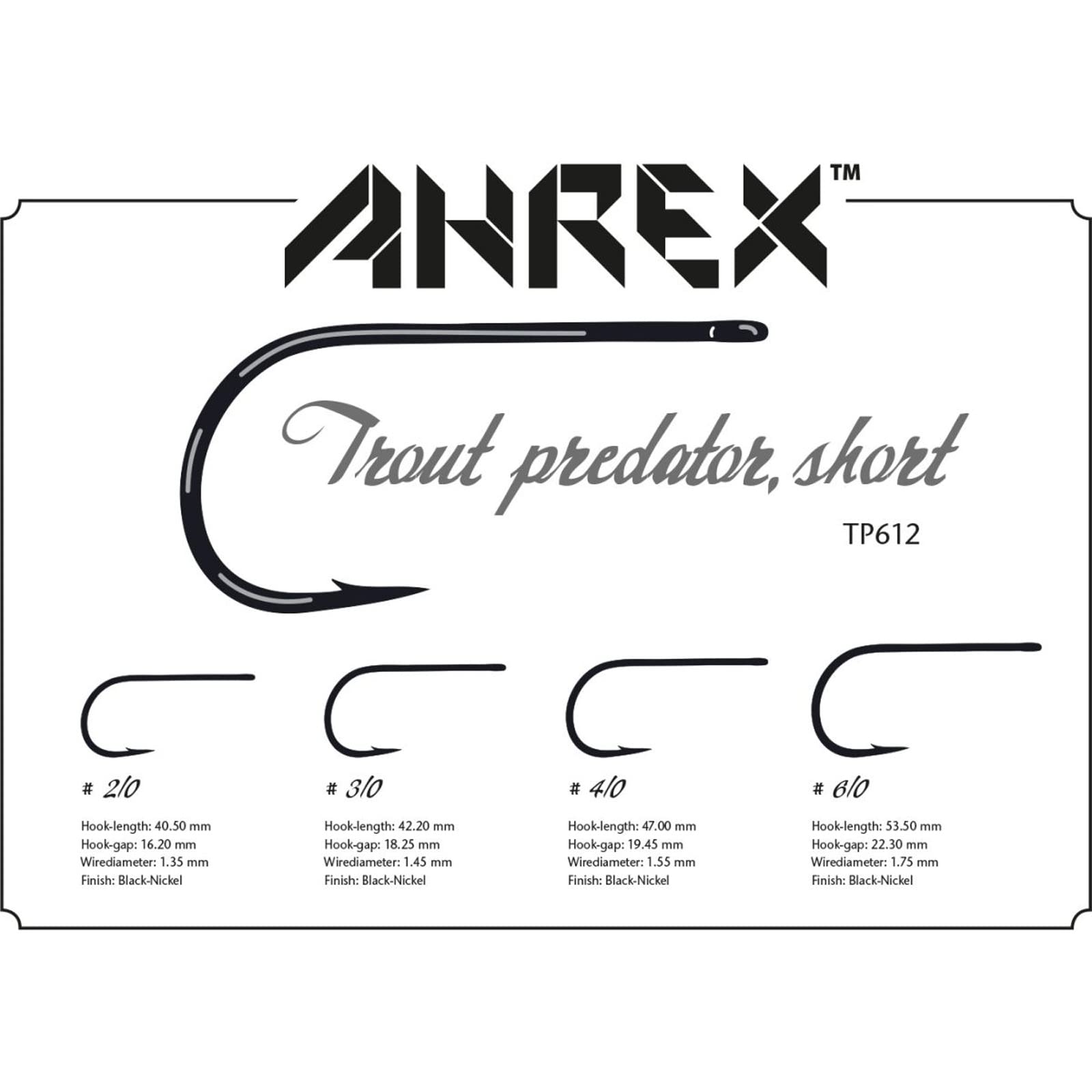 Ahrex TP612 trout predator short hook 4-0 in use demonstrates tracking and durability.