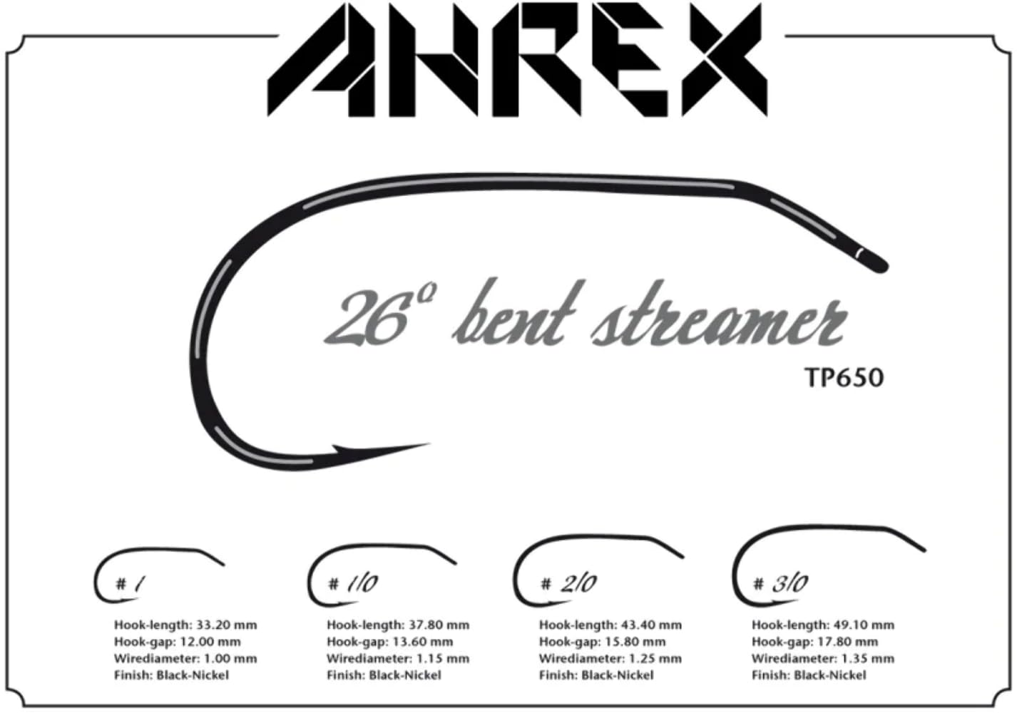 Ahrex TP650 wedge-head design shown on articulated streamer for lifelike action