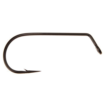 Ahrex PR370 60-degree bent streamer hook, size 2/0, black nickel finish