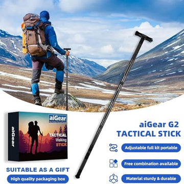 aiGear G2 Tactical Stick assembly-kit highlights full setup for various adventures