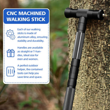 aiGear G2 extended length 43.5 inches for a personalized hiking fit.