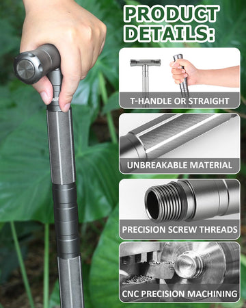 aiGear G3 tactical stick adjustable-length for uneven terrain