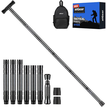 aiGear G3 Tactical Stick with durable aluminum construction for rugged outdoor support.