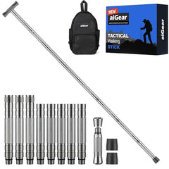 aiGear G3 tactical staff in full length for rugged treks and stability