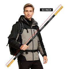 aiGear W2 fully assembled 53-inch staff ready for hiking or cosplay.