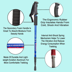 Aihoye trekking poles adjustable height for a personalized, comfortable hike.