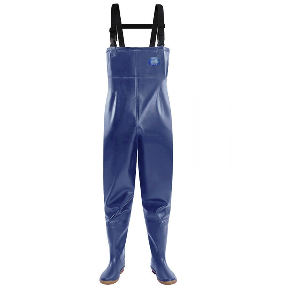 Aikelai 3-Ply insulated chest waders front view showing waterproof warmth for cold-water fishing
