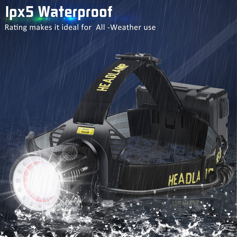 Aikertec headlamp 45-degree adjustable angle for comfortable fit