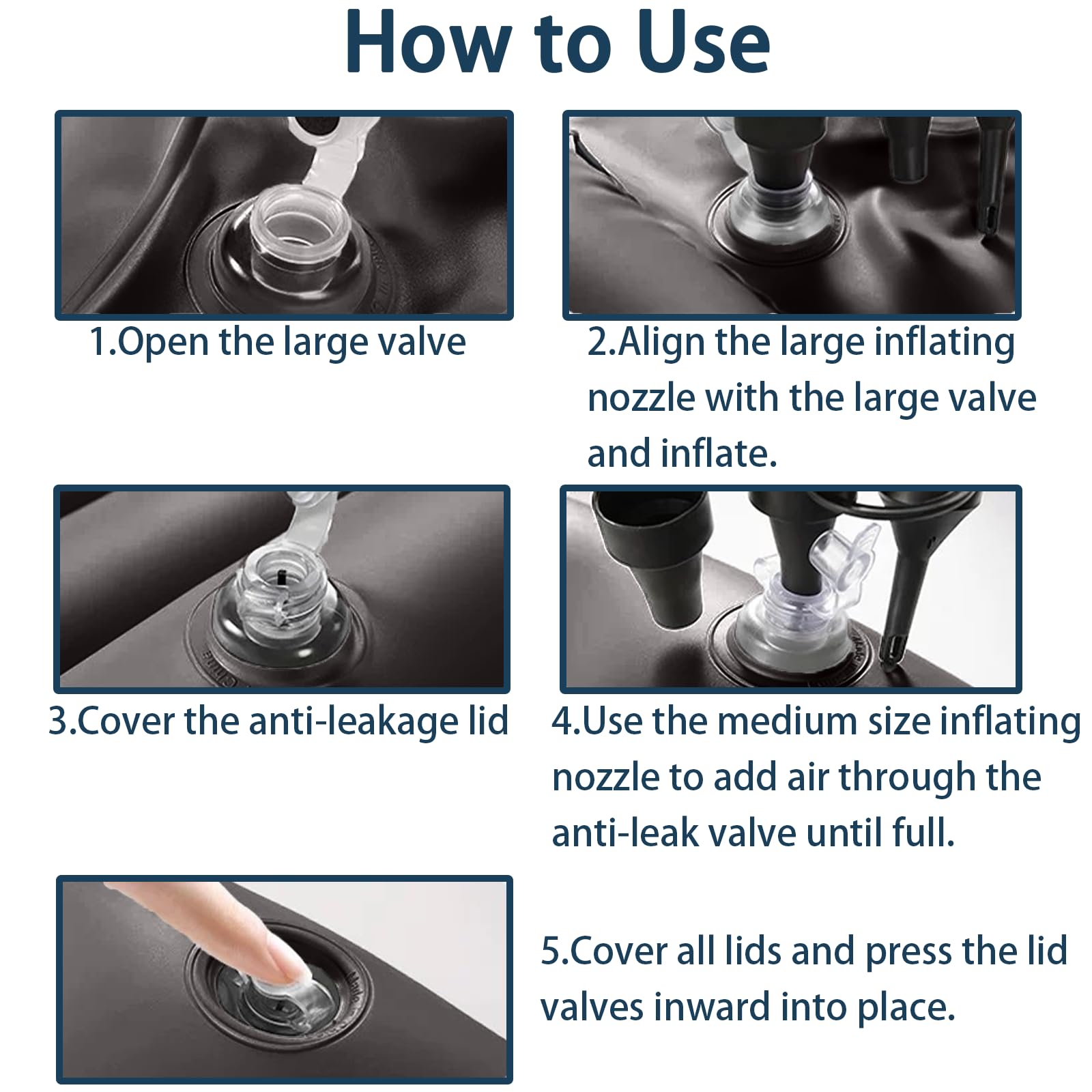 AIKIDS car air mattress PVC moisture barrier protects from dew during outdoor sleep.