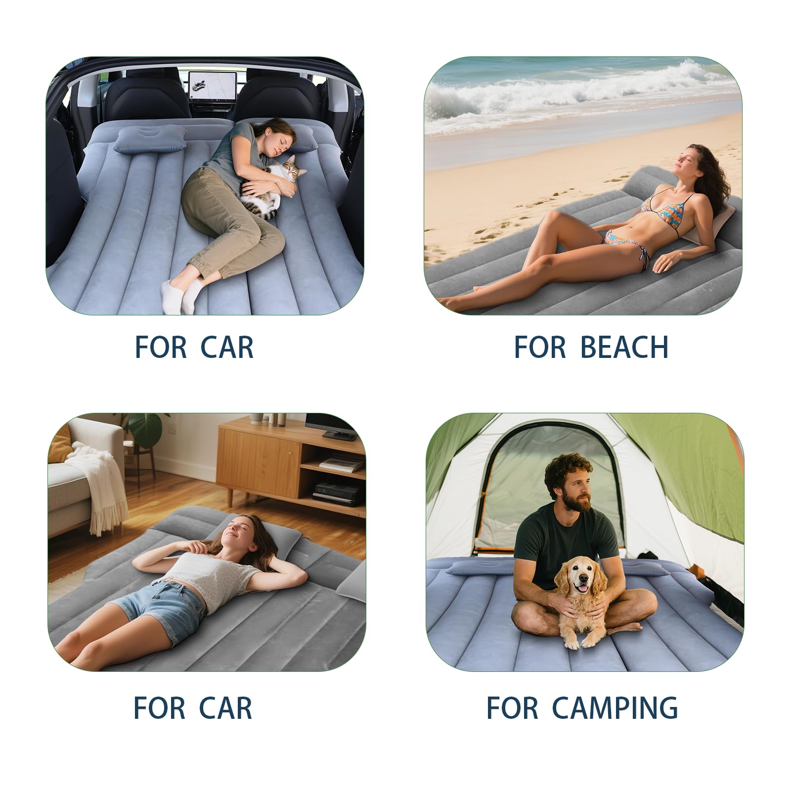 AIKIDS includes pump and pillows for quick setup and extra comfort.