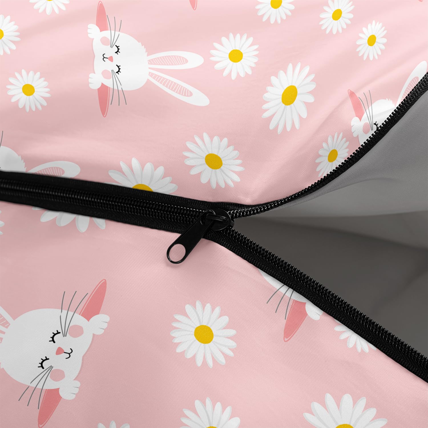 AILONEN Bunny pink sleeping bag ideal for family camping.
