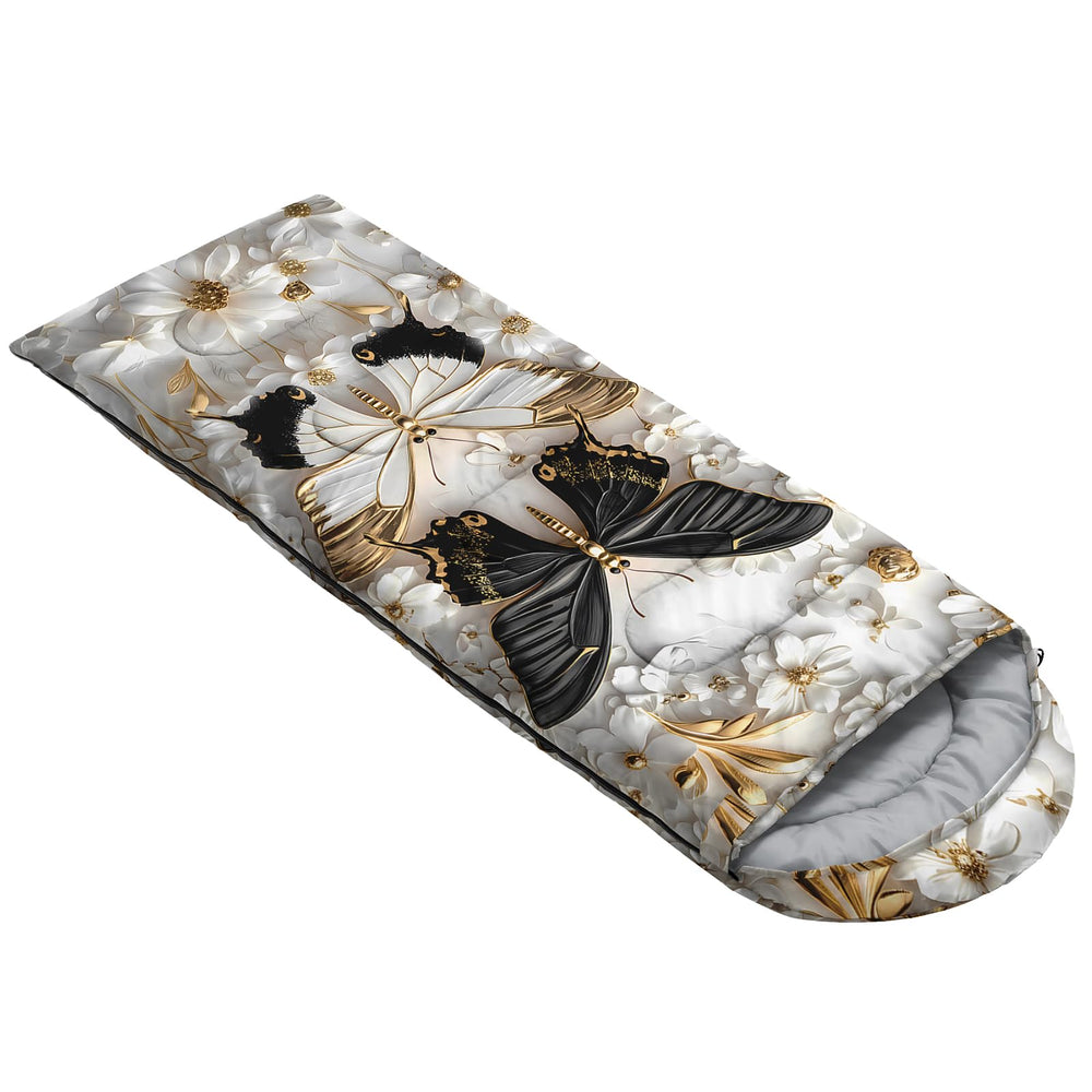 AILONEN butterfly sleeping bag hood adjustment ensures snug warmth during chilly evenings.