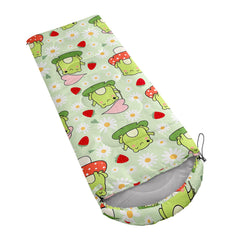 AILONEN frog sleeping bag hood drawstring—snug warmth for cool nights