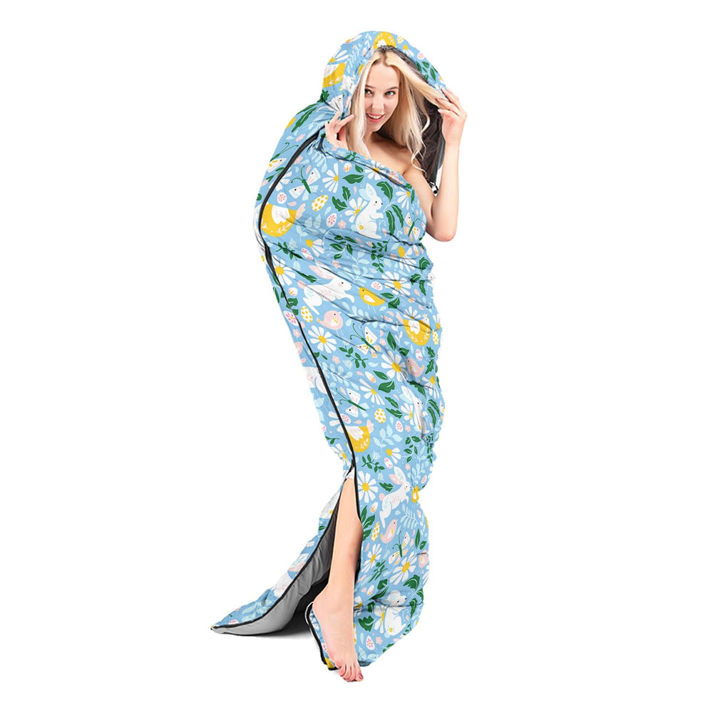 AILONEN sleeping bag includes a compact compression sack for storage.