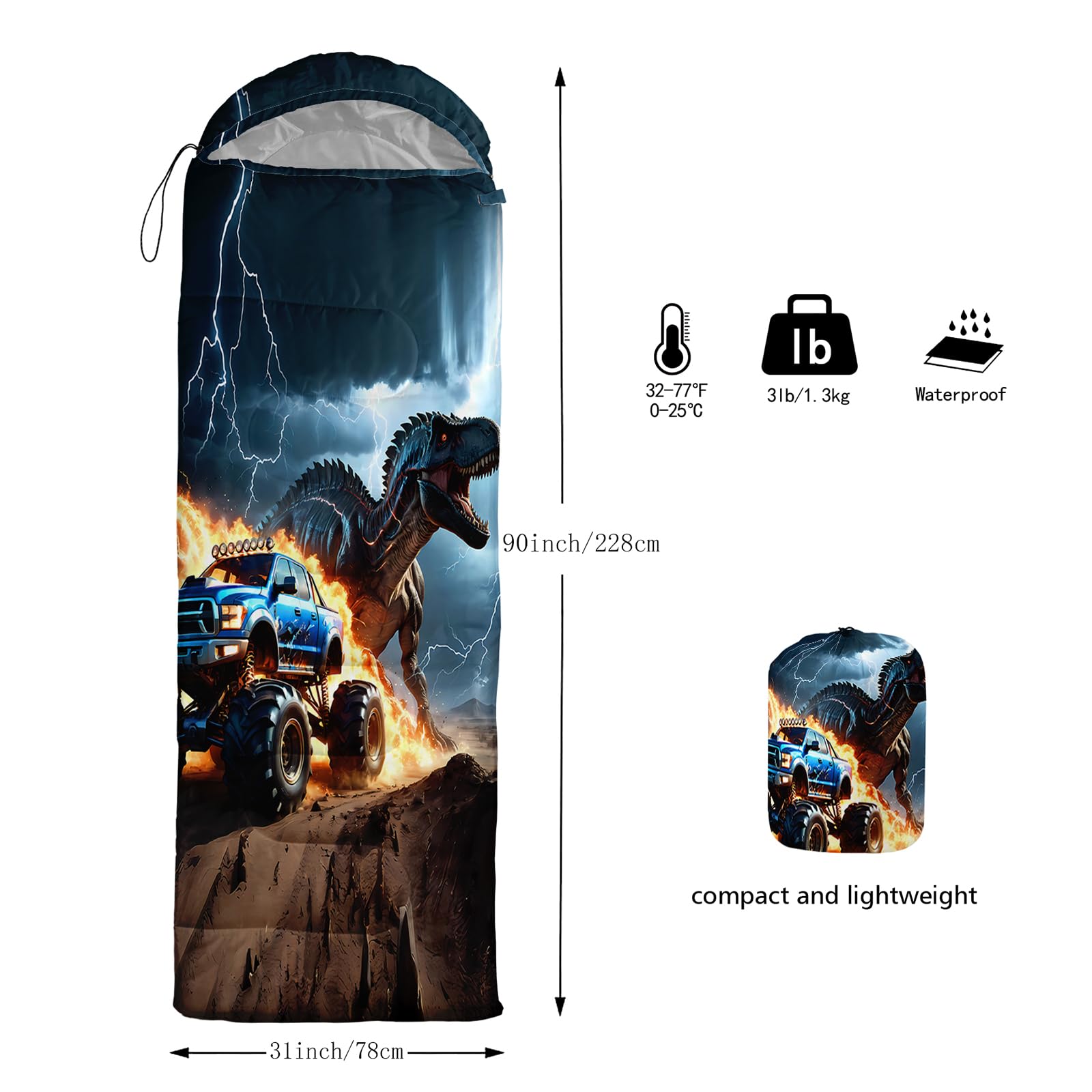 AILONEN sleeping bag hood and drawstring close-up for snug warmth on cool nights.