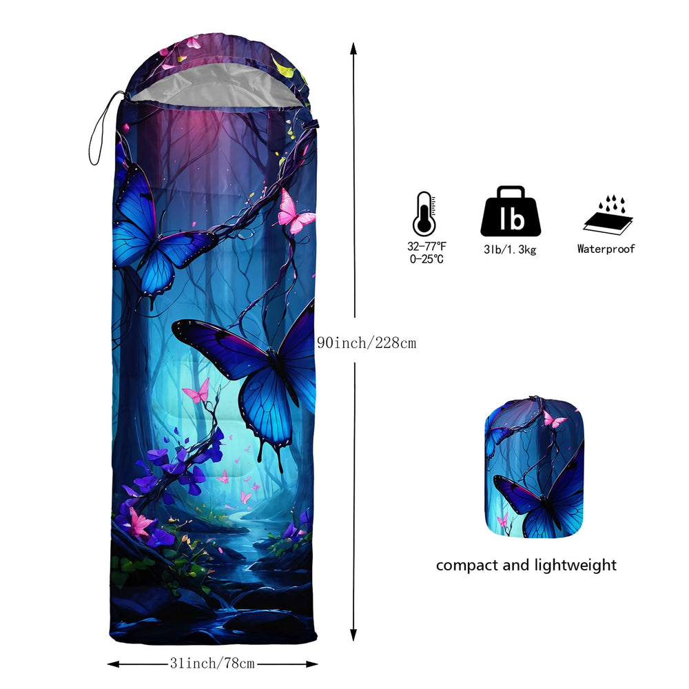 AILONEN sleeping bag waterproof fabric protects against dampness in outdoor use