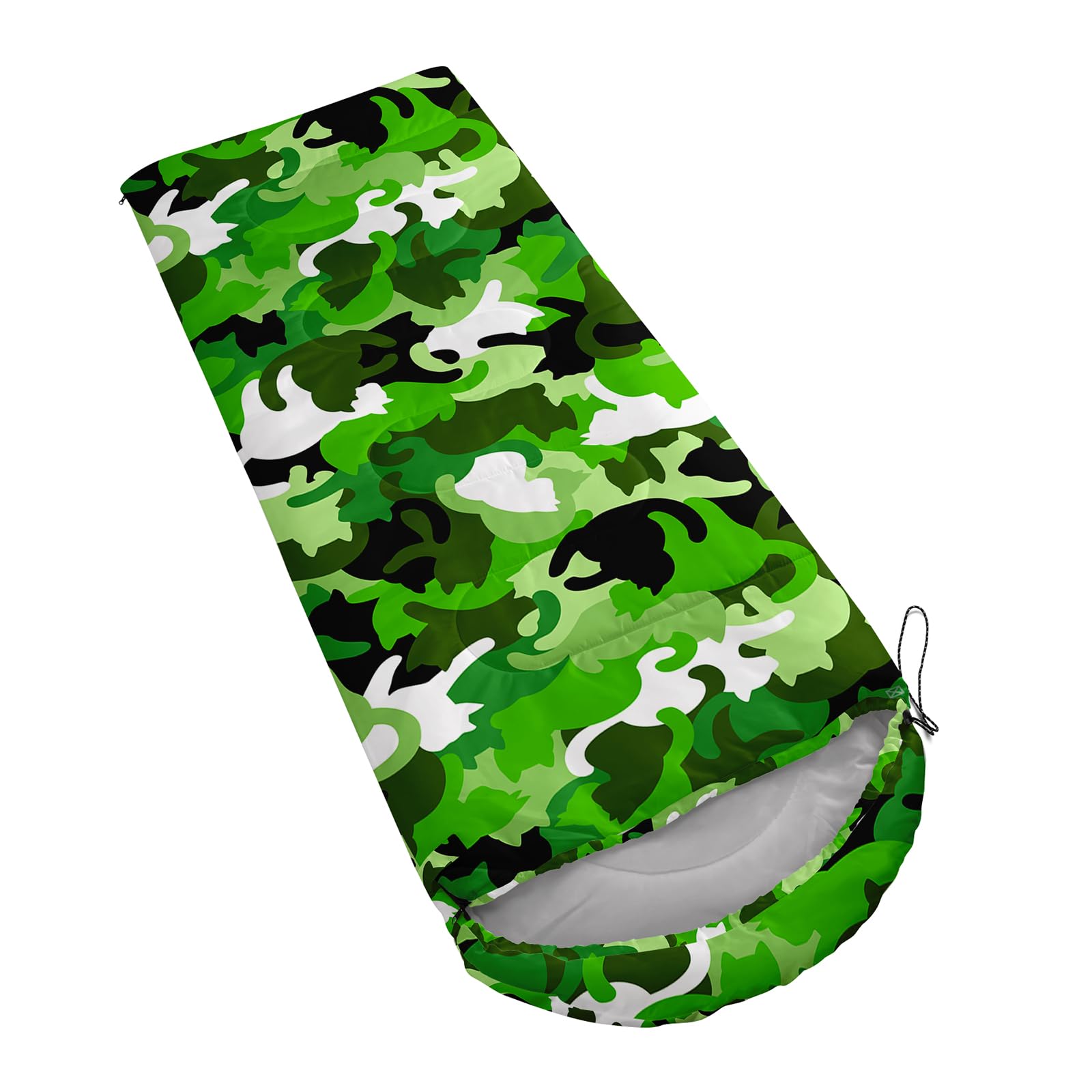 AILONEN sleeping bag zip-entry detail emphasizes easy entry and exit.